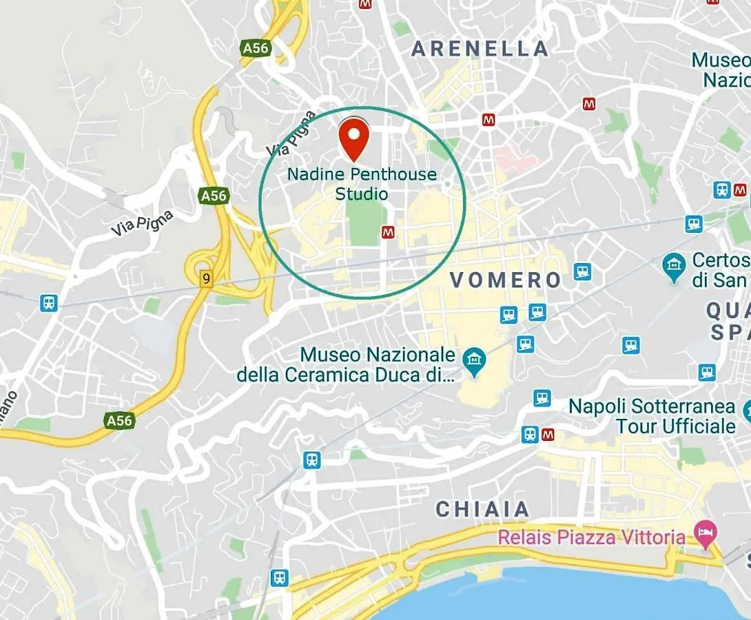 Nadine Penthouse Studio Apartment Naples 0*,